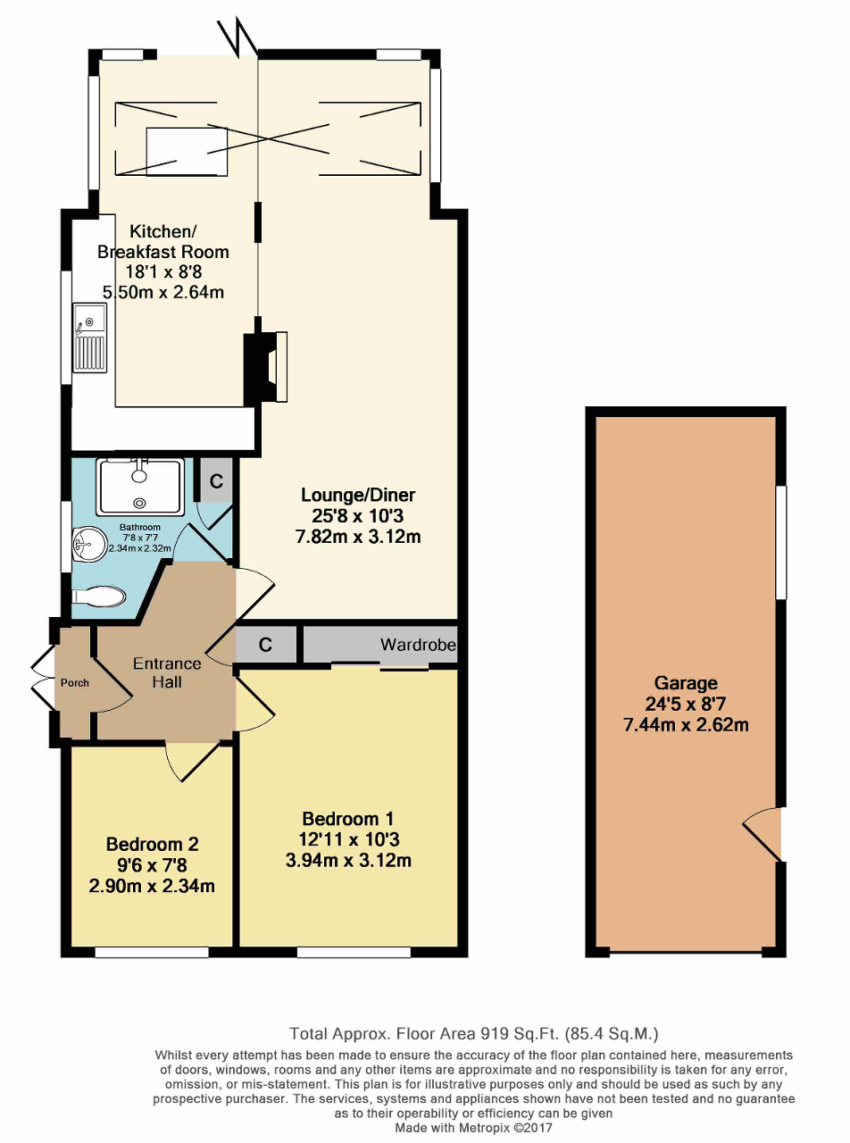 Floorplan of St Laurence Close, St Pauls Cray, Orpington, BR5 3LX