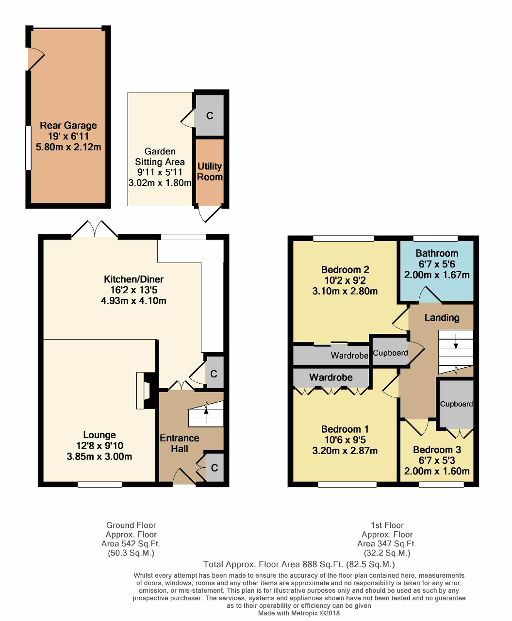 Floorplan of Ringshall Road, Orpington, Kent, BR5 2LX