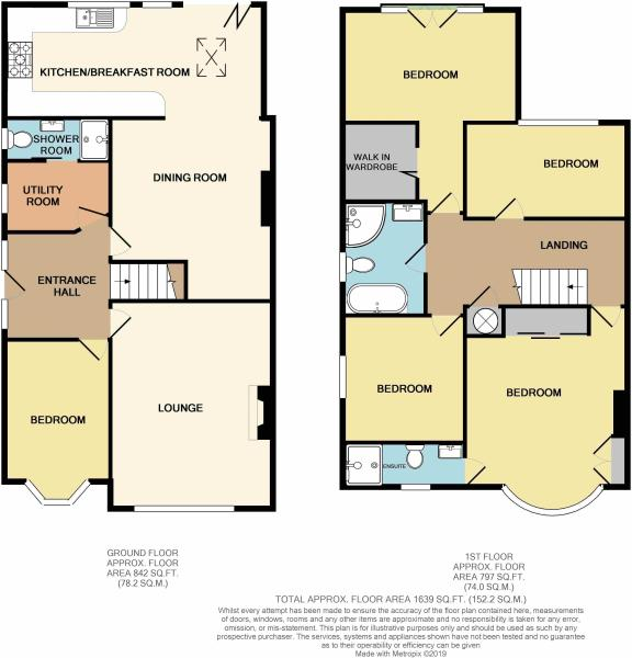 Floorplan of Park Avenue, Orpington, Kent, BR6 9EE