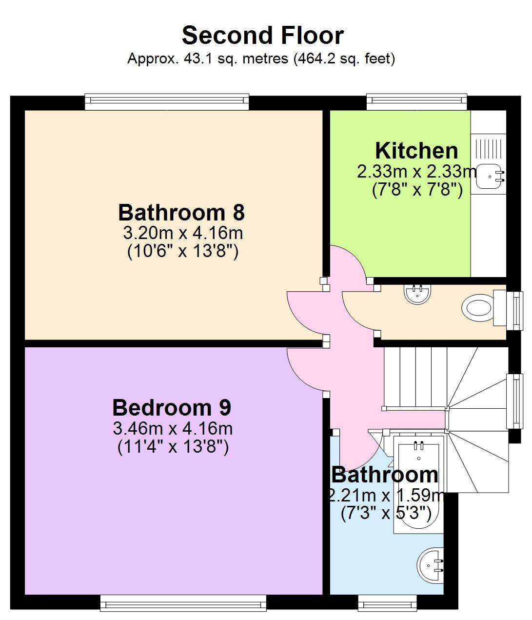 Floorplan of Tower Road, Orpington, Kent, BR6 0SQ
